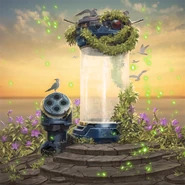 Teleportation capsule in the TEPPEN card The Only Escape.