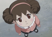 Yuri as a child, being raised by Mr. Wily.