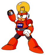 Bright Man's original Mega Man 4 artwork.