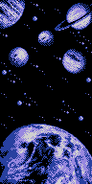 Earth in Mega Man V