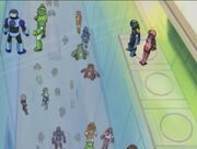 Several NetNavis seen in the MegaMan NT Warrior anime.