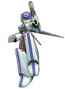 Mega Man X8 3D model for white Axl.