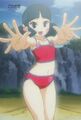 Jasmine in her swimsuit from the anime
