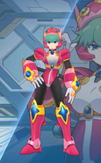 Marino's 3D model in Mega Man X DiVE.