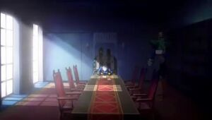 Sigma and Dr. Cain discussing the Maverick attacks as well as X's powers.