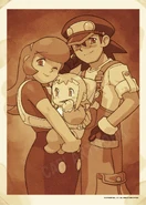 Photo of Banner Caskett with his wife and daughter.