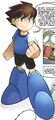 Rock's appearance from Archie Comics' Mega Man comic book series.