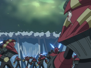 DarkloidBurnerManArmyStream32.png (338 KB) BurnerMan army about to be deleted by Tsunami Hole Battle Chip.