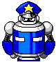 8-bit police robot from Mega Man 9.