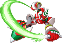 Christmas Bit artwork from Mega Man X DiVE.