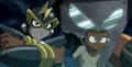 Elec Man (left) in Rockman Online.