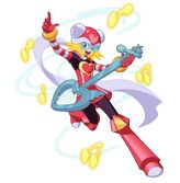 Harp Note artwork in Mega Man Star Force.