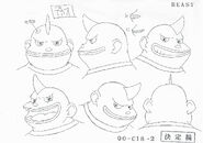 Dex anime design sheet.