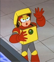 Heat Man from the Mega Man animated series.