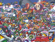 Mega Man X - Mega Man X8 Mavericks in Worlds Unite.