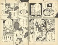 Mega Man farming Imorms in the Rockman 4 manga