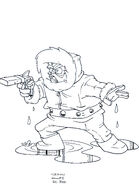 Ice Man Captain N Production Sketch
