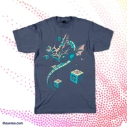 Mecha Dragon Battle t-shirt.png (421 KB) Mecha Dragon Battle art by Pixel Eyebat.