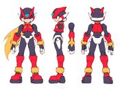 Zero's character sheet for Mega Man Zero.