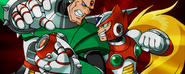 Flashback of the first battle between Sigma and Zero in Mega Man X5.