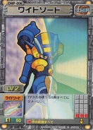 Wide Sword from Rockman EXE Card Game.