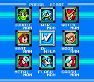 Stage select screen