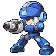 Mega Man Volnutt in Street Fighter x All Capcom.