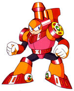 Charge Man's original Mega Man 5 artwork.