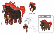 Concept art of Trojan Horse.