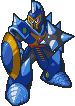 Knight Man's CD database sprite from Mega Man & Bass.