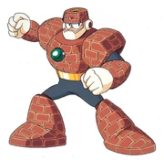 Stone Man original Mega Man 5 artwork