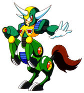 Centaur Man's original Mega Man 6 artwork.