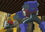 Earth GutsMan (left) fighting Zoano GutsMan (right). Notice the vastly different colors.