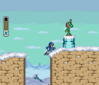 Snow shooter mega man x