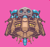 RB&FWilyCastleA.png (4 KB) Wily Castle in Rockman Battle & Fighters.