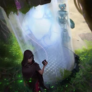 In the TEPPEN card Mission or Machination.