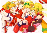 Roll puzzle 01 b.jpg (214 KB) Artwork from Kotobukiya's Roll-themed jigsaw puzzle and mugcups.