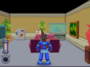 Living Room in Mega Man Legends.