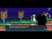 Droitclair debuts shadowed out with her siblings in the Old Castle Stage.