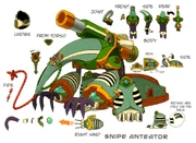 Concept art of Snipe Anteator