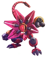 MMZ3 BlazinFlizard Punishment.png (327 KB) Blazin' Flizard in his Punishment form.