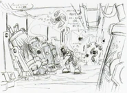 Hibernation Chamber concept art from Mega Man Zero Official Complete Works