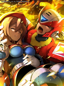 megaman x zero and iris