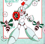 X using a charged Parasitic Bomb in Mega Man X3