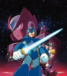 Japanese promo art for Mega Man X6.