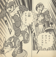 New Rush Coil in the Rockman 5 manga.