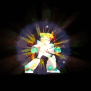 X using charged Chameleon Sting in Mega Man Maverick Hunter X.