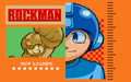 Loading screen with Mega Man's mugshot from Marvel vs. Capcom.