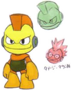 Concept art from Mega Man Powered Up.