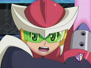 Megaman using Proto Soul.